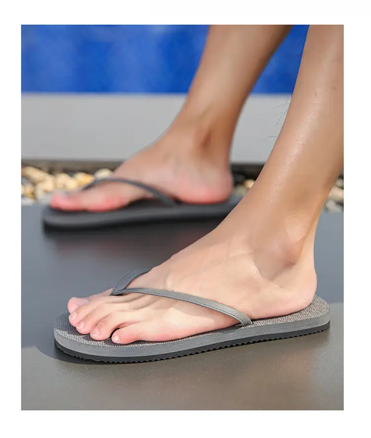 Cross-border flip-flops men's beach slippers men's summer non-slip outer wear flip-flop in stock wholesale Flip-flops — feature 14