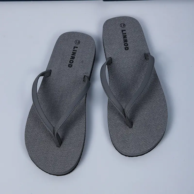 Cross-border flip-flops men's beach slippers men's summer non-slip outer wear flip-flop in stock wholesale Flip-flops