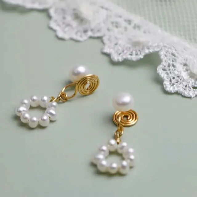 Natural Freshwater Pearl Earrings for Women