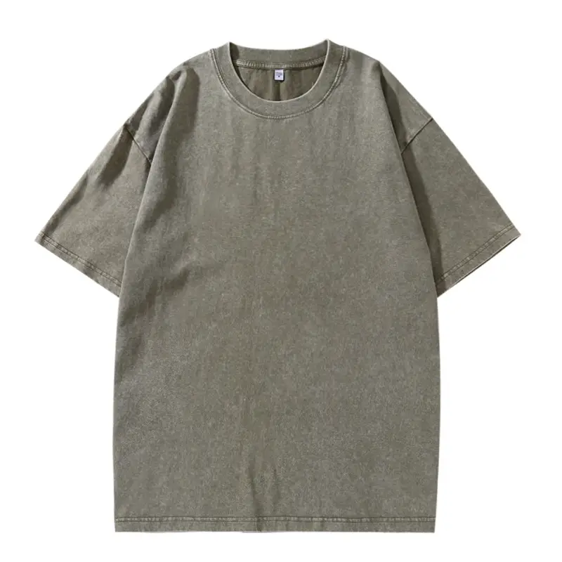 Men's Brown Retro Snowflake Cotton T-Shirt - Image 8