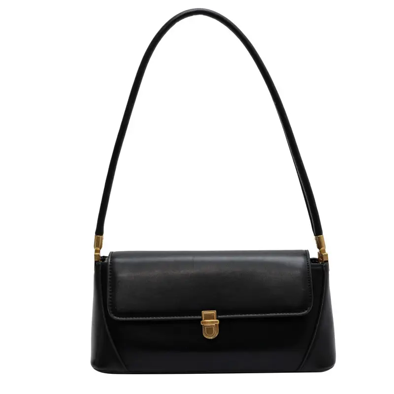 Women French Stick Bag Brown Leather Large Capacity 2022 - Image 7