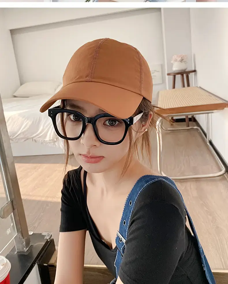 New Women's Olive Green Peaked Cap with Sunglasses — feature 17