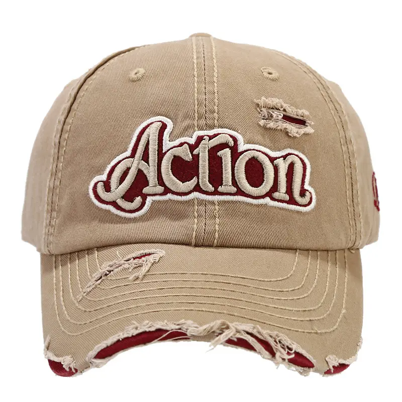 Black Kitten Embroidered Cap for Men - Image 11