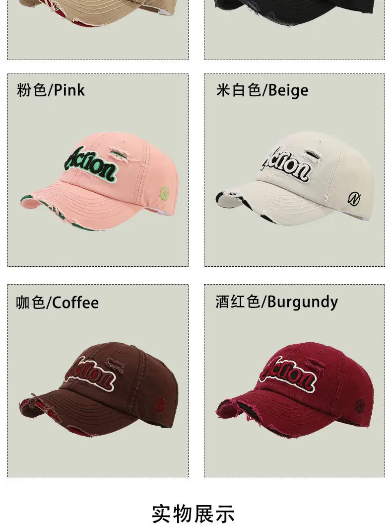 Black Kitten Embroidered Cap for Men — feature 6