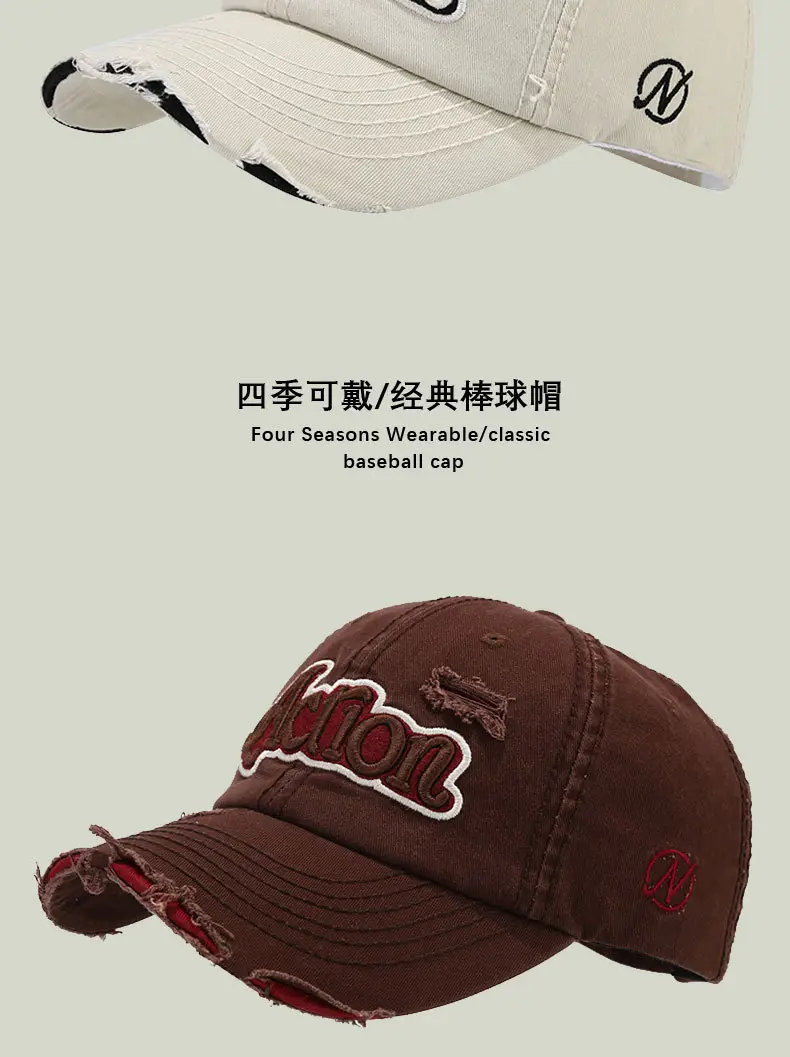 Black Kitten Embroidered Cap for Men — feature 9