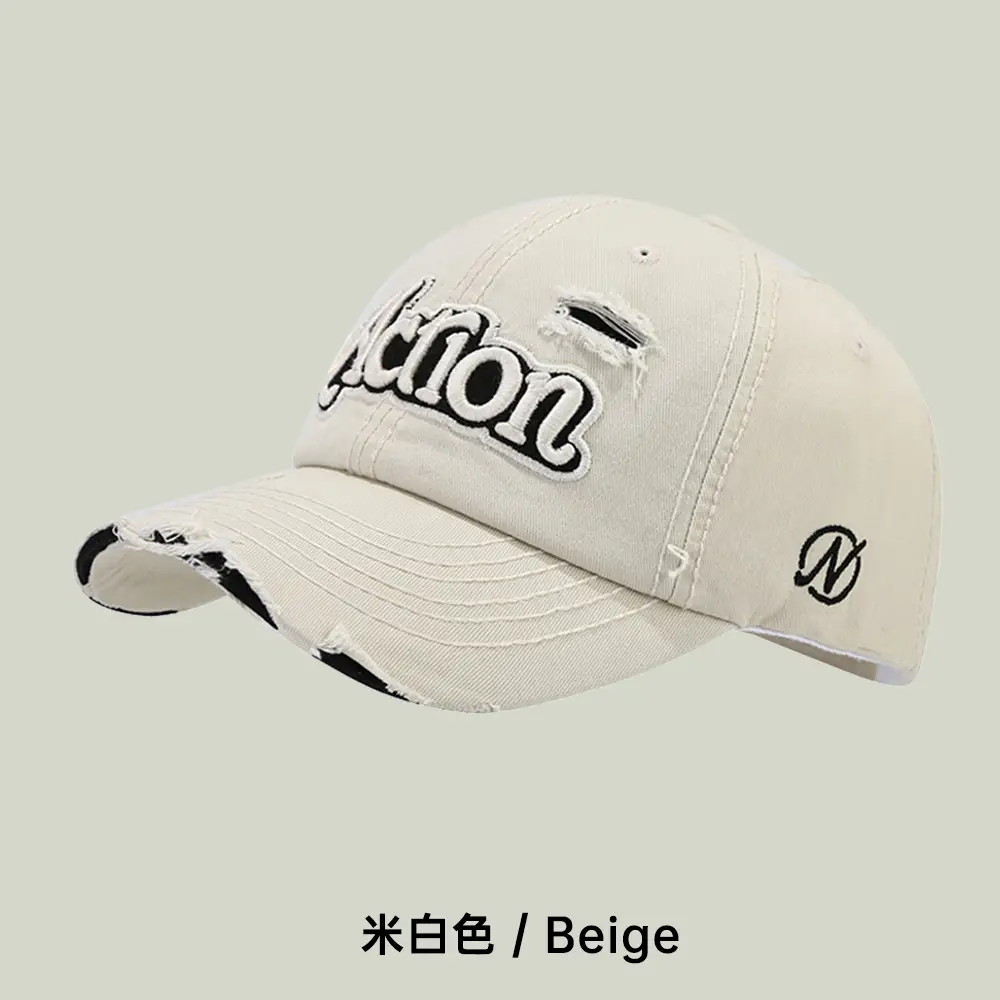 Black Kitten Embroidered Cap for Men - Image 3