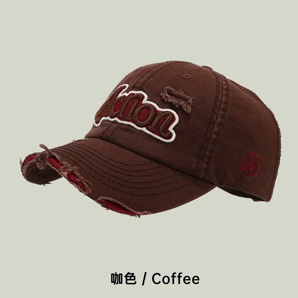 Black Kitten Embroidered Cap for Men - Image 4