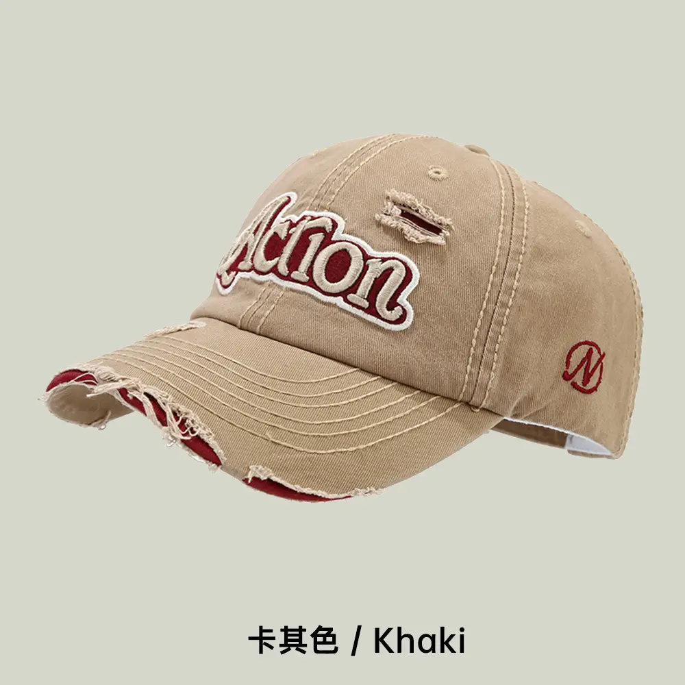 Black Kitten Embroidered Cap for Men - Image 6