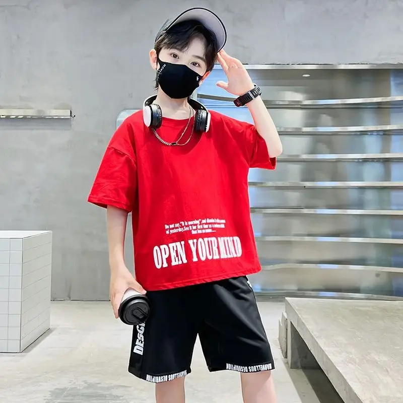 JX Boys Cotton Shorts Suit Summer Wear - Image 7