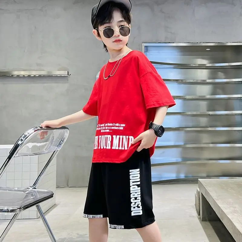 JX Boys Cotton Shorts Suit Summer Wear - Image 8