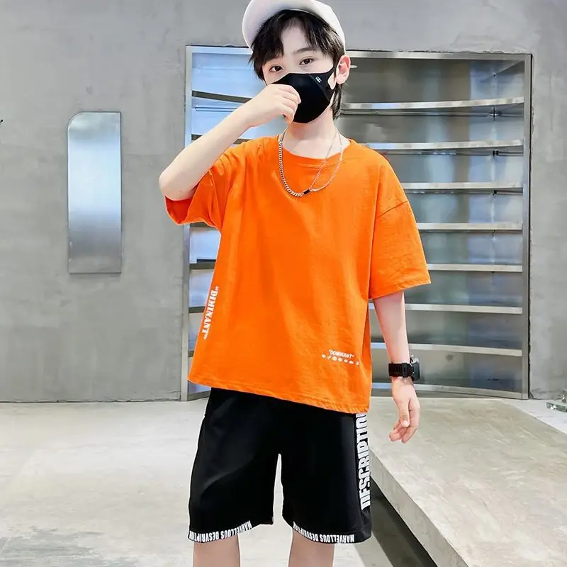 JX Boys Cotton Shorts Suit Summer Wear - Image 9