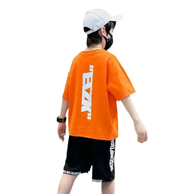 JX Boys Cotton Shorts Suit Summer Wear - Image 10