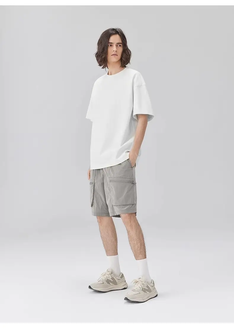 Men's Grey Moisture-Wicking T-Shirt — feature 16