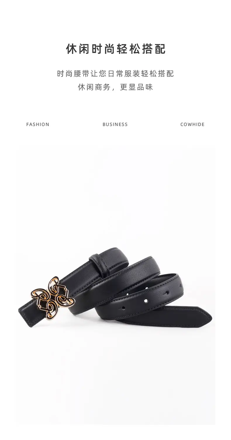 Women's 2025 High-End Bow Belt 100cm Long — feature 27