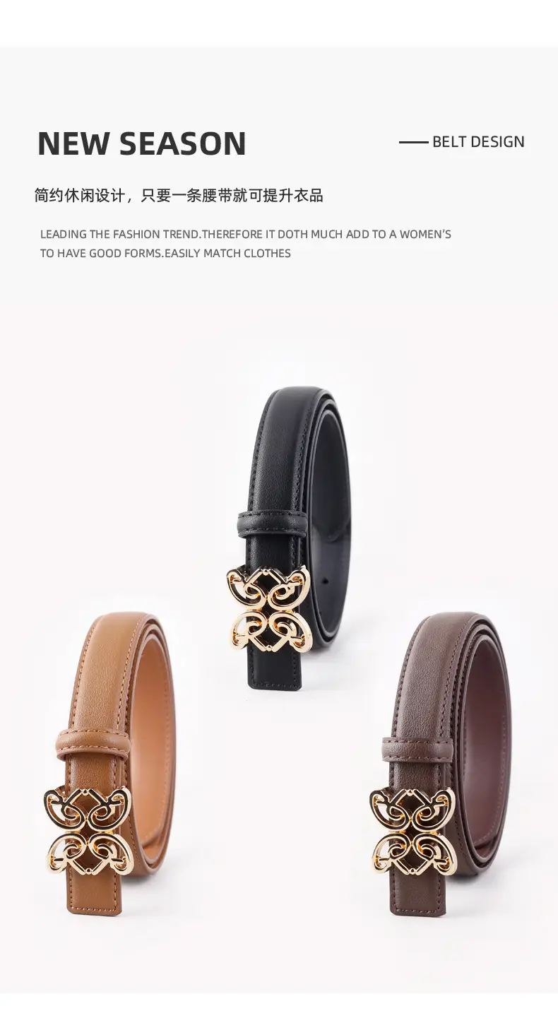 Women's 2025 High-End Bow Belt 100cm Long — feature 30