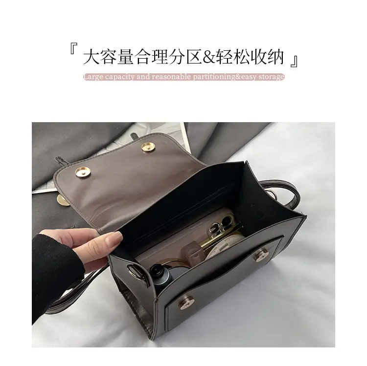 Women Retro Frosted Patchwork Shoulder Bag 2024 — feature 6