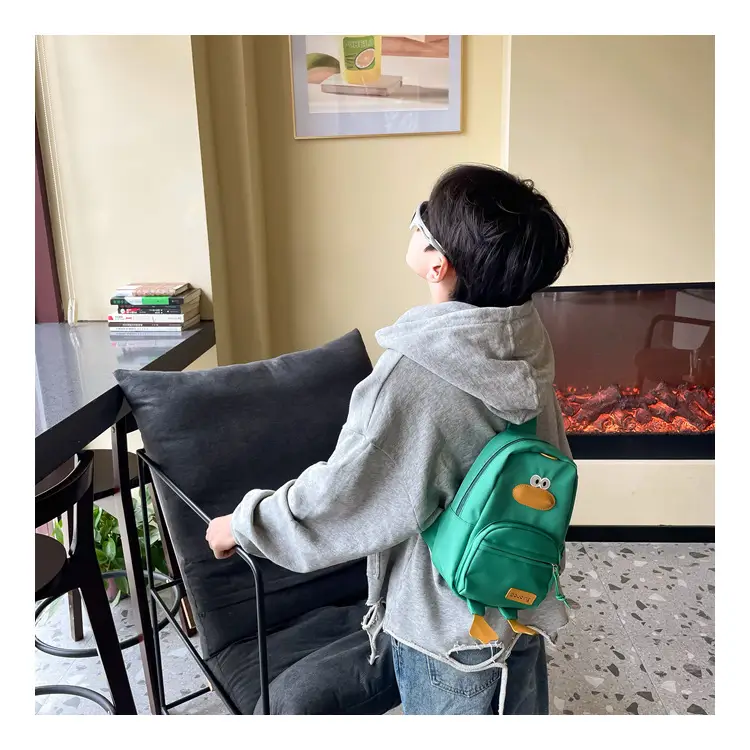 Pink Cartoon Duck Kids Crossbody Bag — feature 17