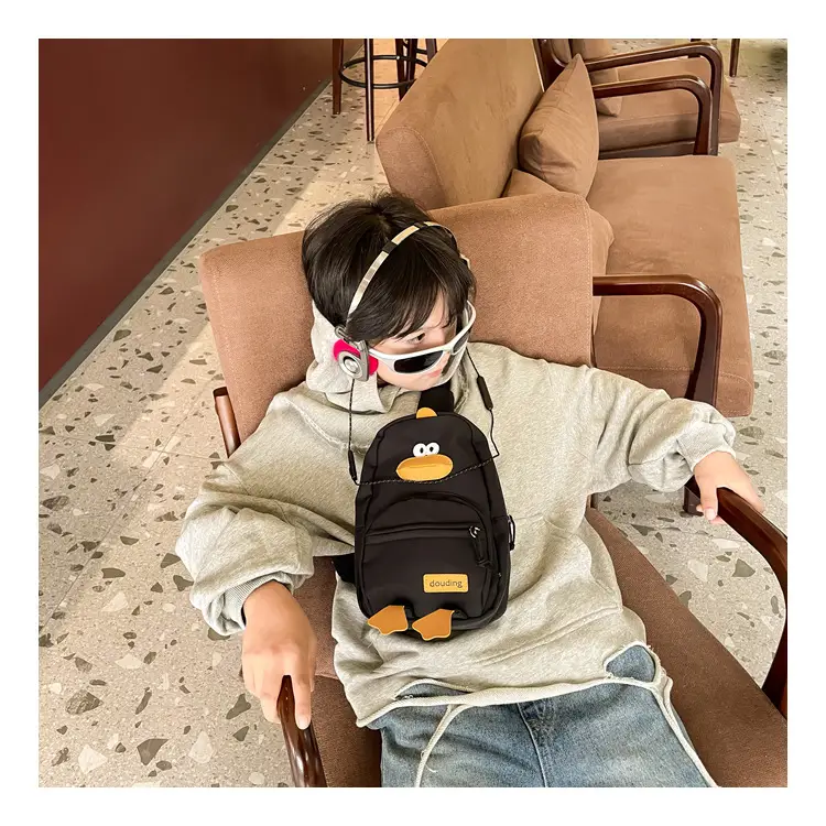 Pink Cartoon Duck Kids Crossbody Bag — feature 18