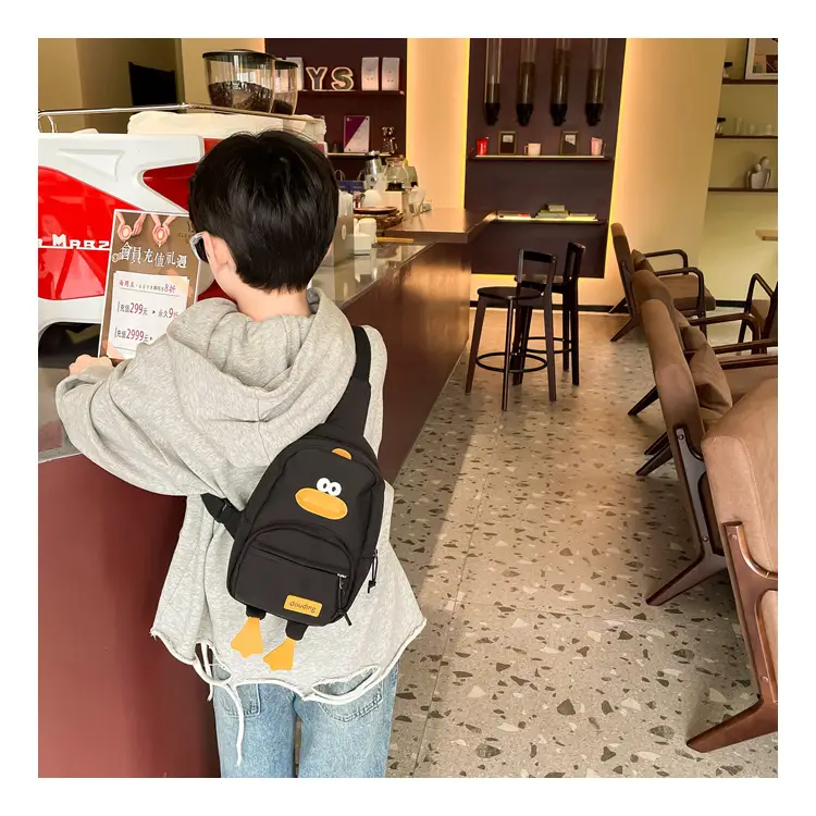 Pink Cartoon Duck Kids Crossbody Bag — feature 22