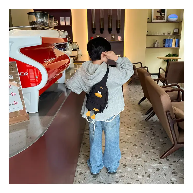 Pink Cartoon Duck Kids Crossbody Bag — feature 23