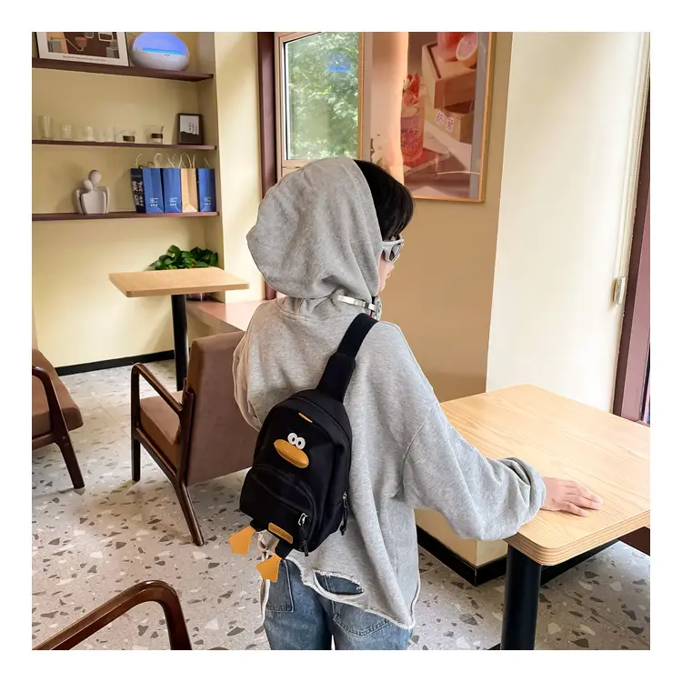 Pink Cartoon Duck Kids Crossbody Bag — feature 26