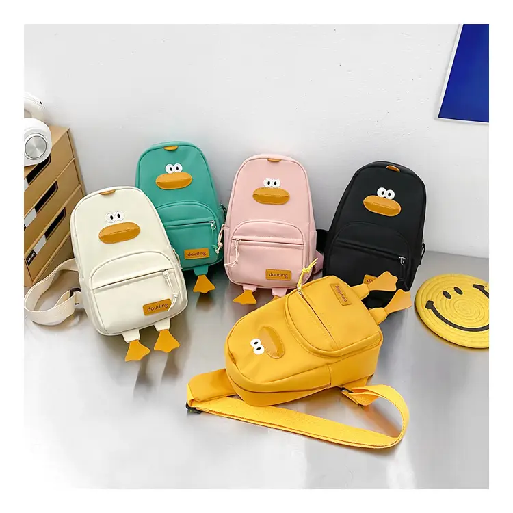 Pink Cartoon Duck Kids Crossbody Bag — feature 27