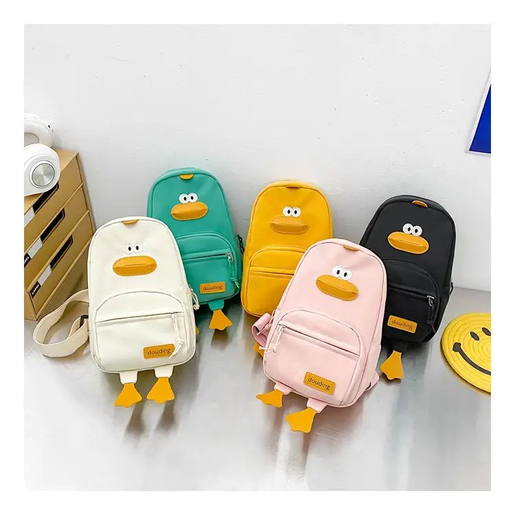 Pink Cartoon Duck Kids Crossbody Bag — feature 28