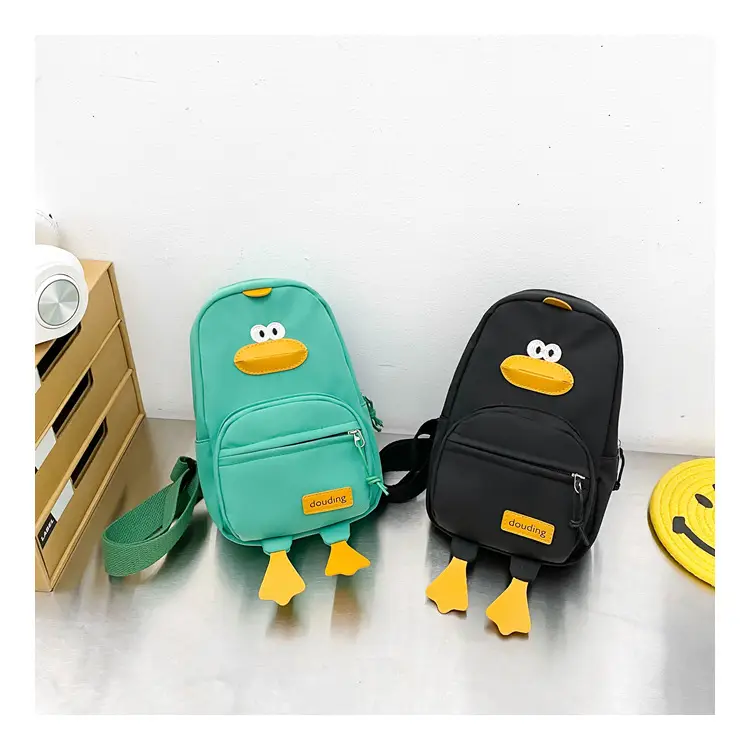 Pink Cartoon Duck Kids Crossbody Bag — feature 29