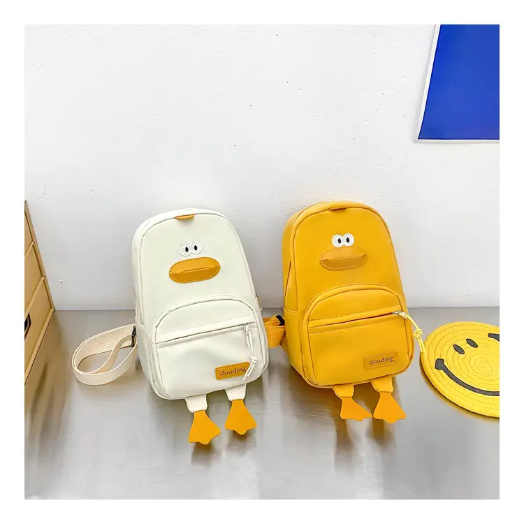 Pink Cartoon Duck Kids Crossbody Bag — feature 31