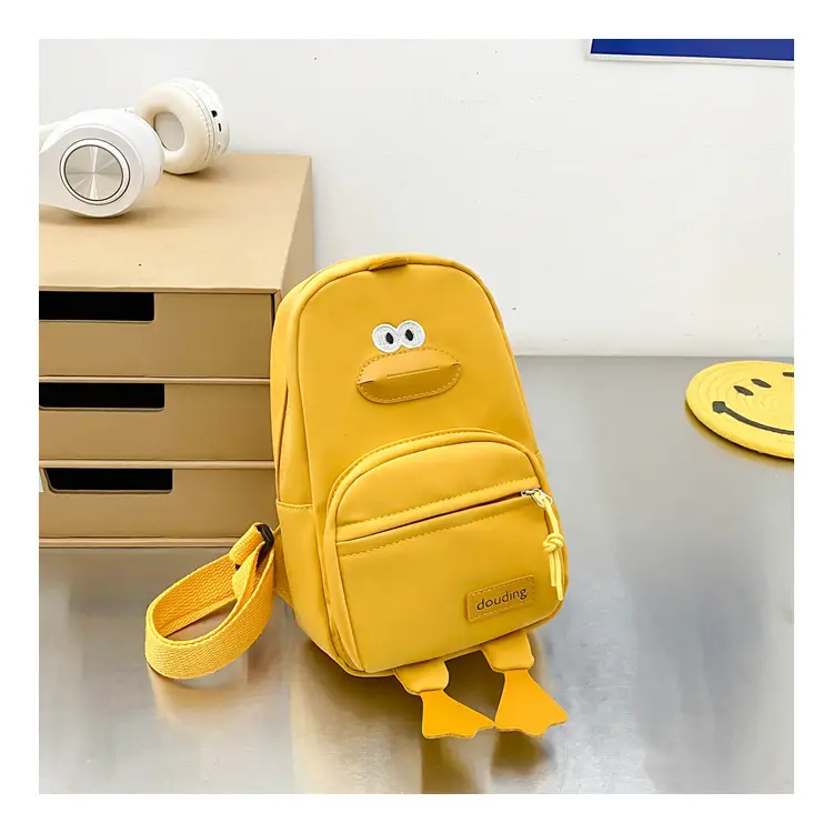 Pink Cartoon Duck Kids Crossbody Bag — feature 32