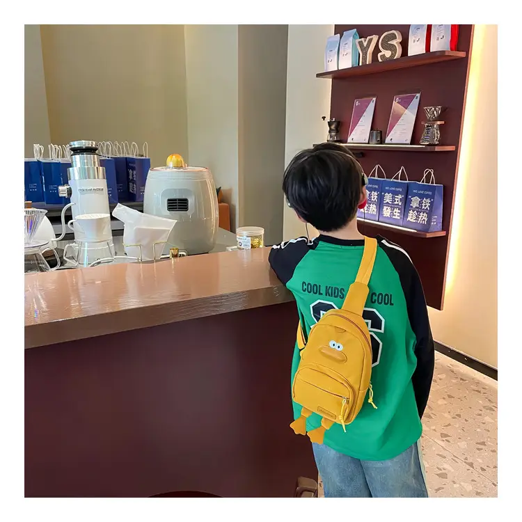 Pink Cartoon Duck Kids Crossbody Bag — feature 8
