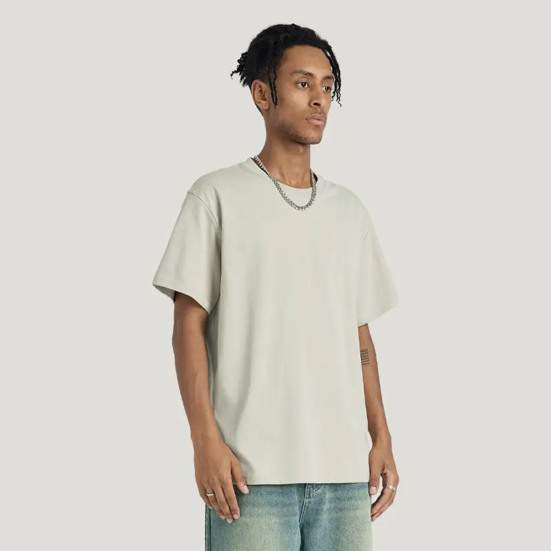Men's 2025 Cool White Shoulder Short Sleeve T-Shirt - Image 6