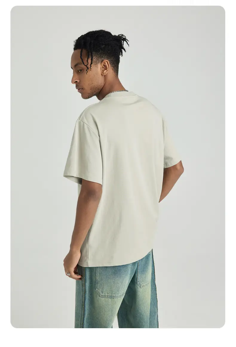 Men's 2025 Cool White Shoulder Short Sleeve T-Shirt — feature 16