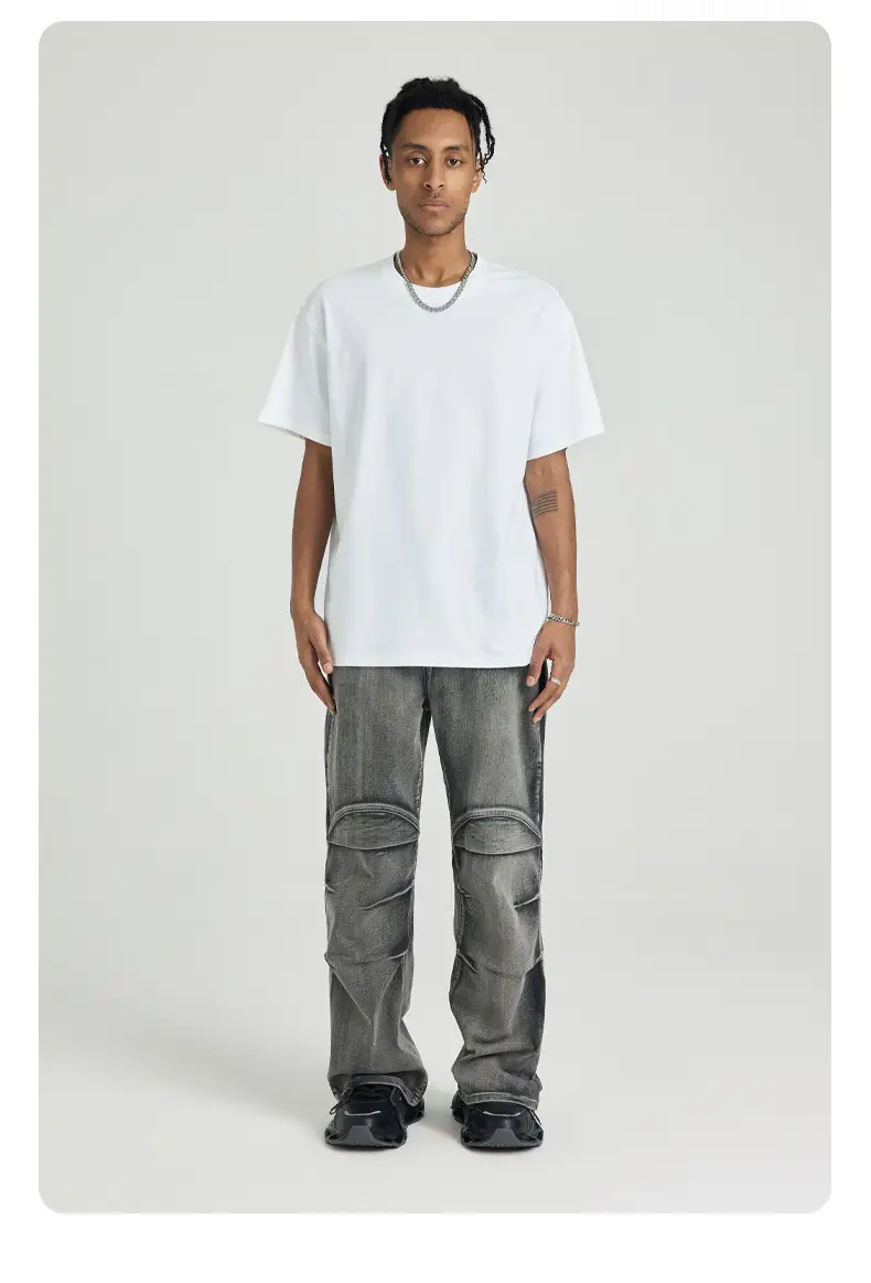 Men's 2025 Cool White Shoulder Short Sleeve T-Shirt — feature 23