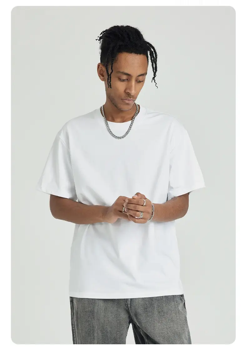 Men's 2025 Cool White Shoulder Short Sleeve T-Shirt — feature 26