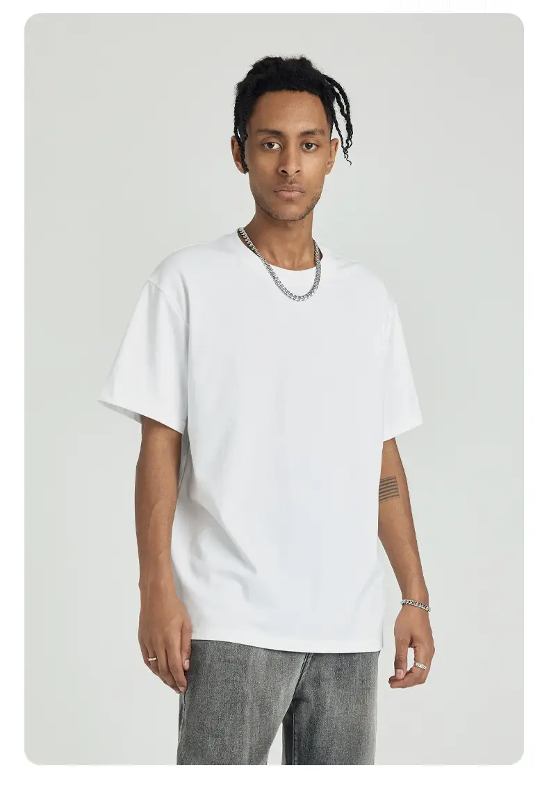 Men's 2025 Cool White Shoulder Short Sleeve T-Shirt — feature 27