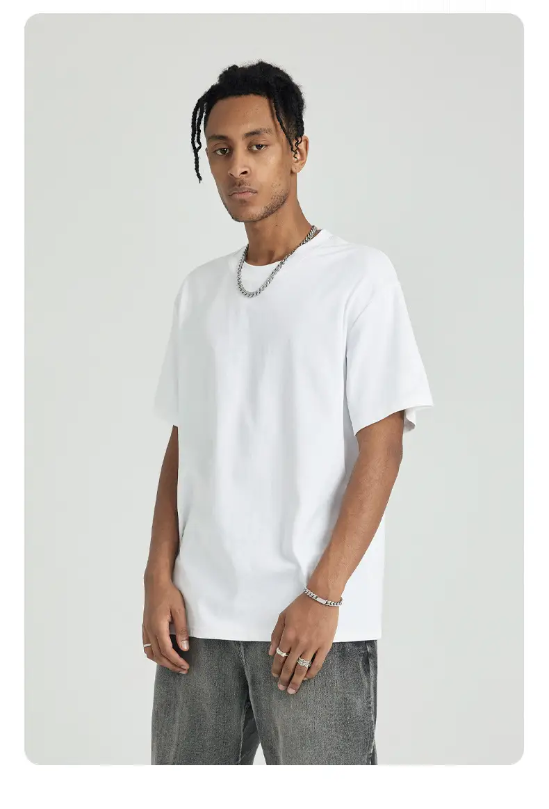 Men's 2025 Cool White Shoulder Short Sleeve T-Shirt — feature 28