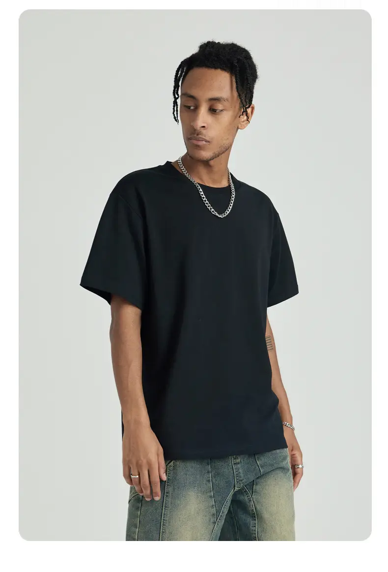 Men's 2025 Cool White Shoulder Short Sleeve T-Shirt — feature 33
