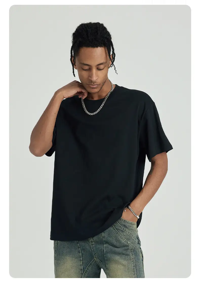 Men's 2025 Cool White Shoulder Short Sleeve T-Shirt — feature 34
