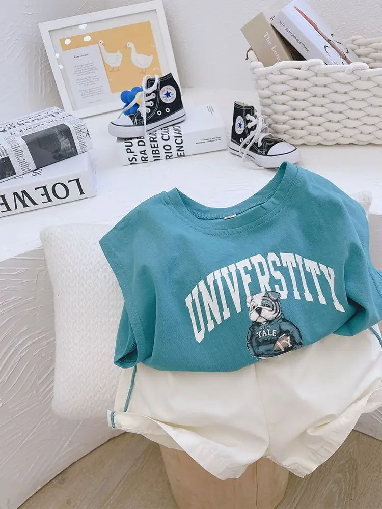 Boys University Graphic Vest Set Summer 2026 — feature 3