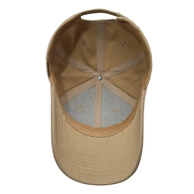 Men's Grey Peaked Baseball Cap with Large Brim - Image 7