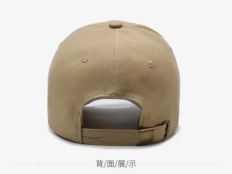 Men's Grey Peaked Baseball Cap with Large Brim — feature 14