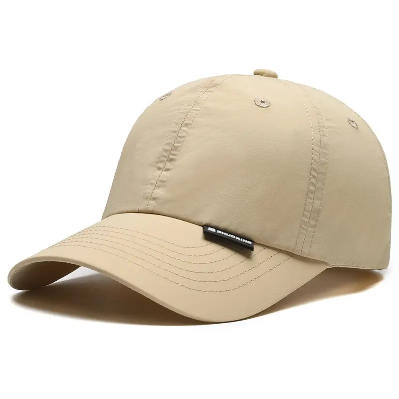 Men's Light Gray Adjustable Cap Summer Outdoor Use - Image 2