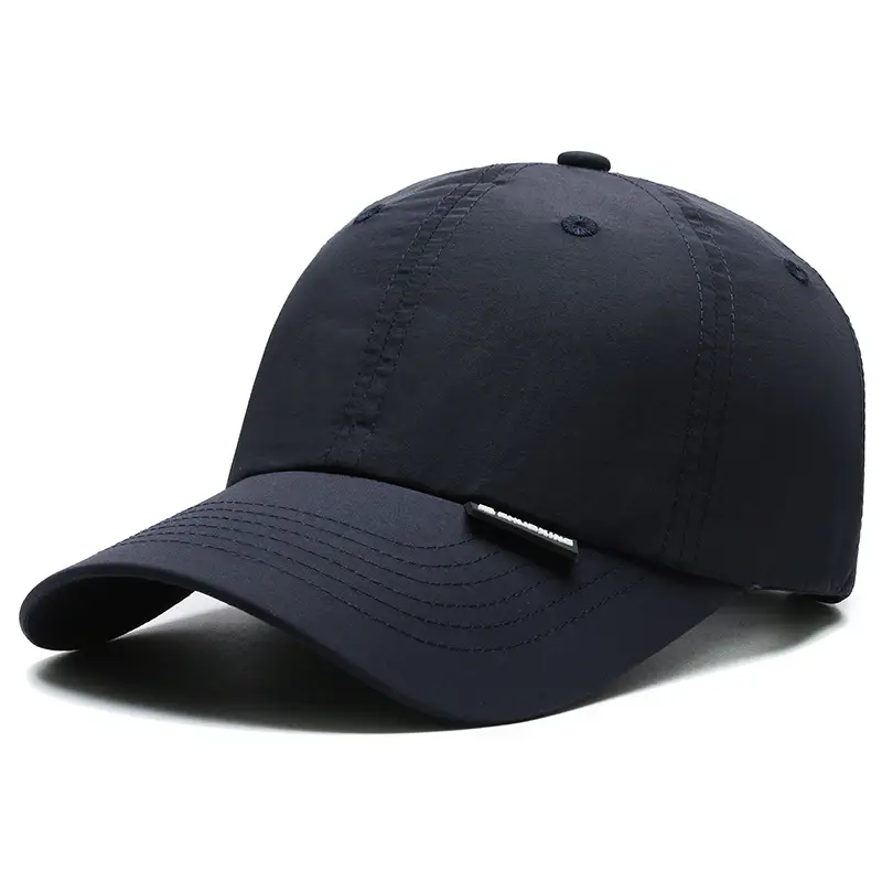 Men's Light Gray Adjustable Cap Summer Outdoor Use - Image 3