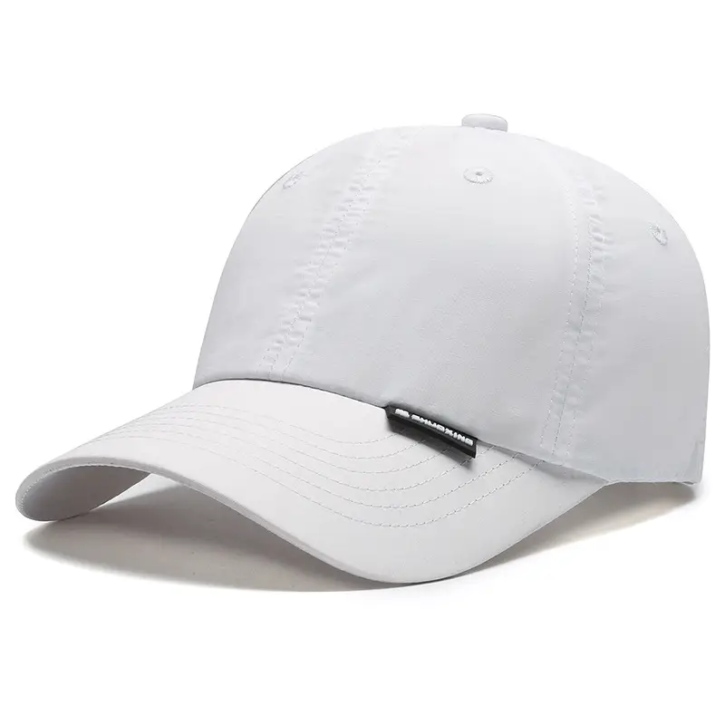 Men's Light Gray Adjustable Cap Summer Outdoor Use - Image 4