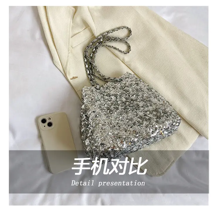 2023 Sequined Korean Chain Shoulder Bag — feature 5