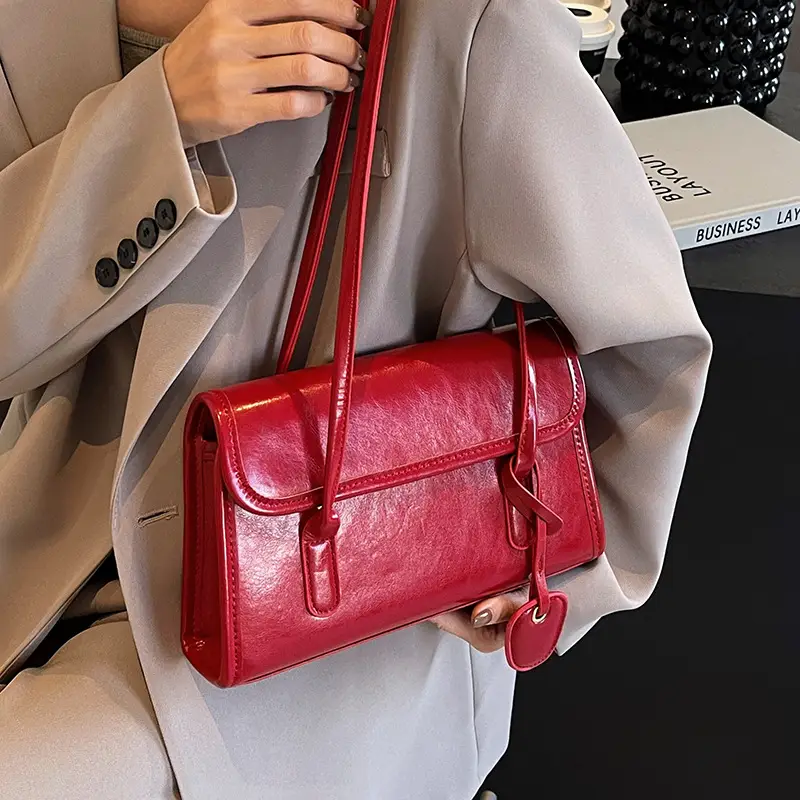 Red Shoulder Bag for Women 2024 New Arrival - Image 6