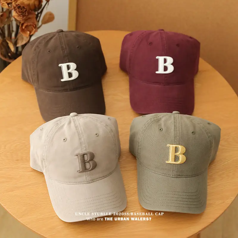 Men's Beige Embroidered Baseball Cap with Adjustable Strap — feature 10