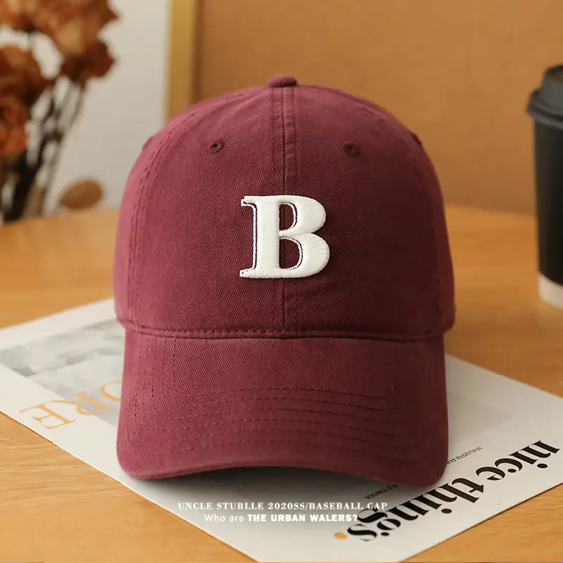 Men's Beige Embroidered Baseball Cap with Adjustable Strap — feature 14