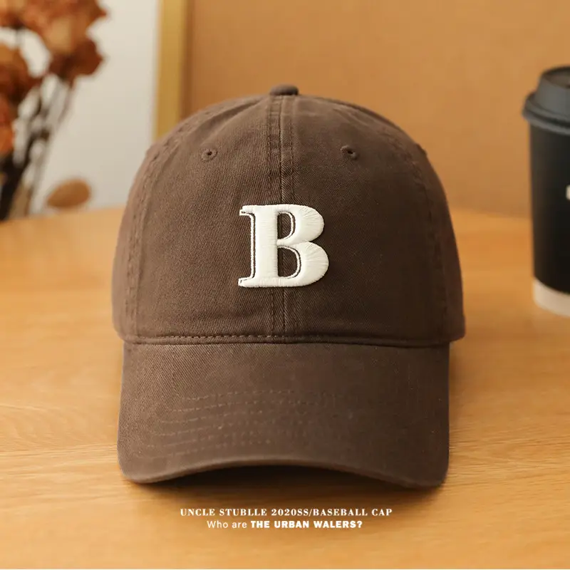 Men's Beige Embroidered Baseball Cap with Adjustable Strap — feature 16